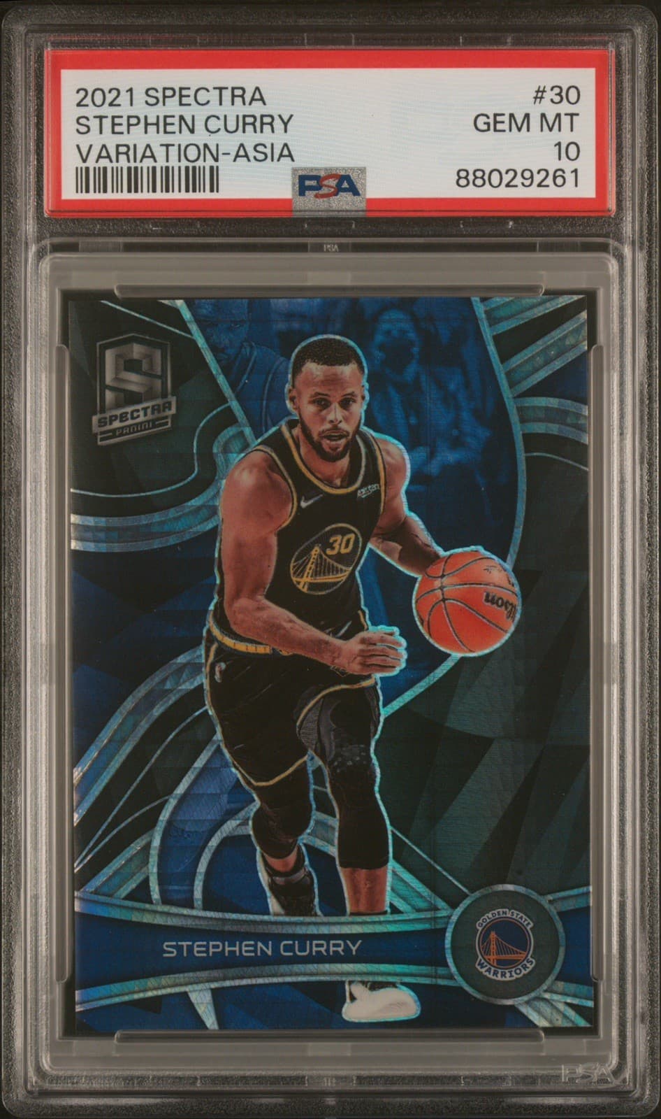 #30 STEPHEN CURRY | 2021 PANINI SPECTRA ASIA